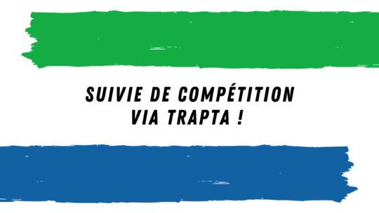 SUIVI DE COMPETITION VIA TRAPTA